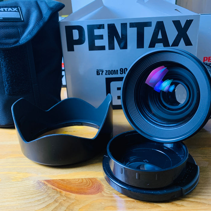 Pentax SMC 67 - 90-180mm f/5.6  Lens with Soft Case - Mint -8827052