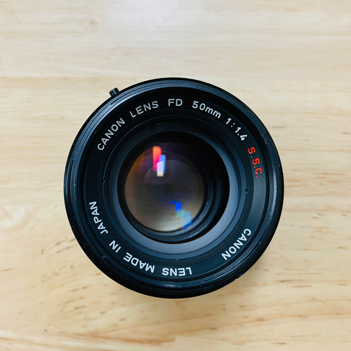 Canon FD 50mm 1.4 SSC Lens