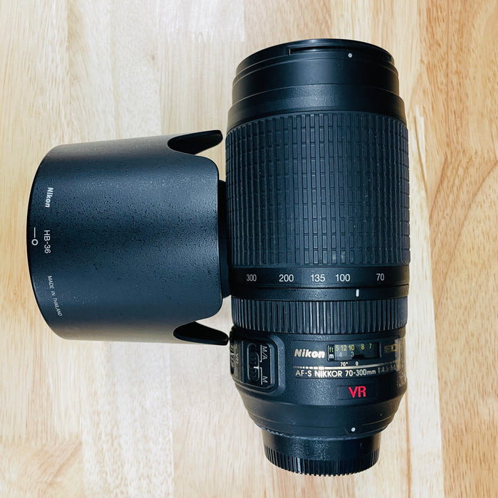 USED Nikon AF-S NIKKOR 70-300mm f/4.5-5.6 G ED VR Autofocus IF Lens {67}